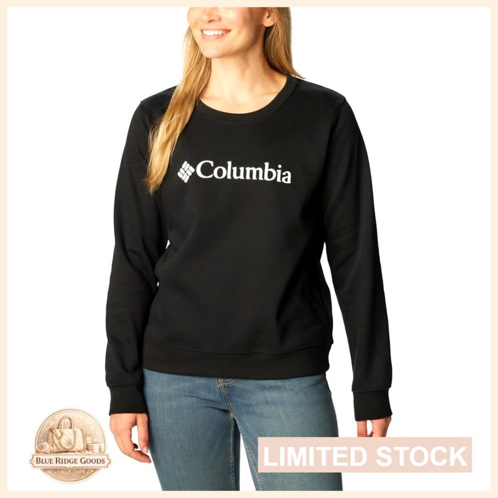 Classic Crew Sweatshirt Stretchy Cotton Blend Active Wear Cozy Minimal